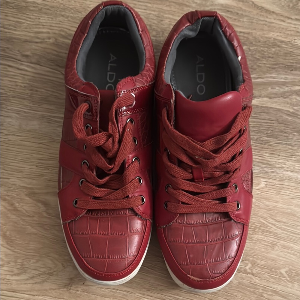 Aldo Men's Red Sneakers